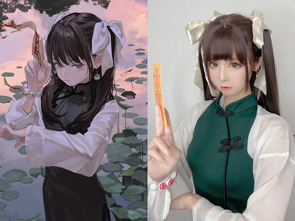 爱老师phd玉藻前的图包：美轮美奂的cosplay，惊艳的原创设计